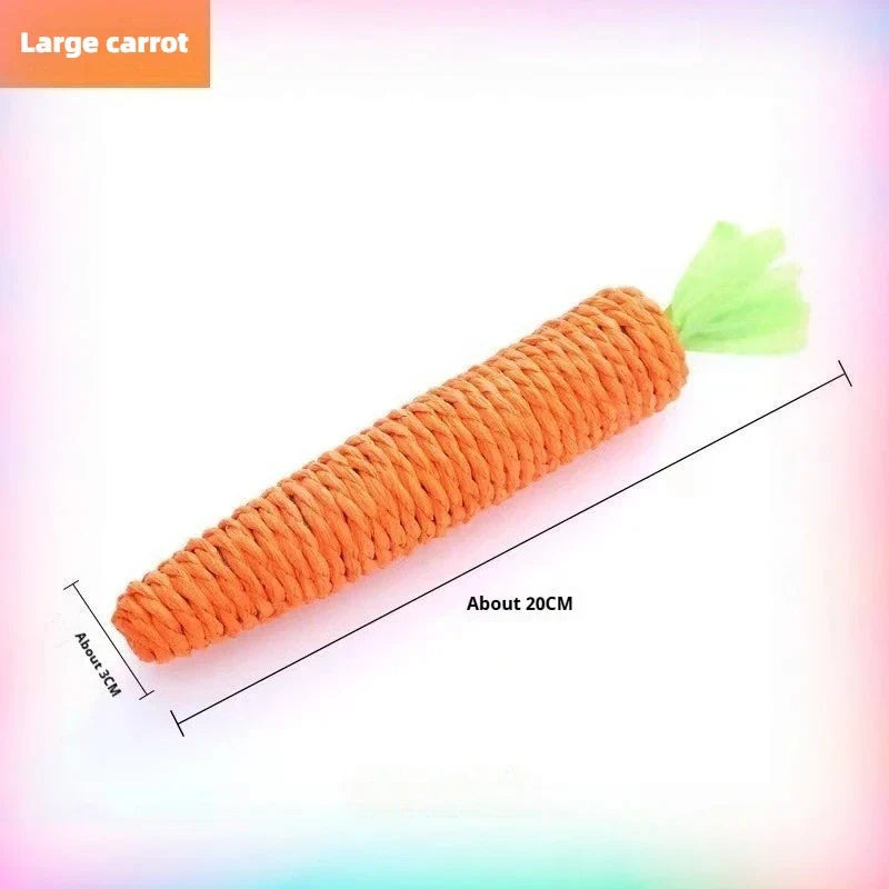 Cat Carrot Teeth Grinding Toy