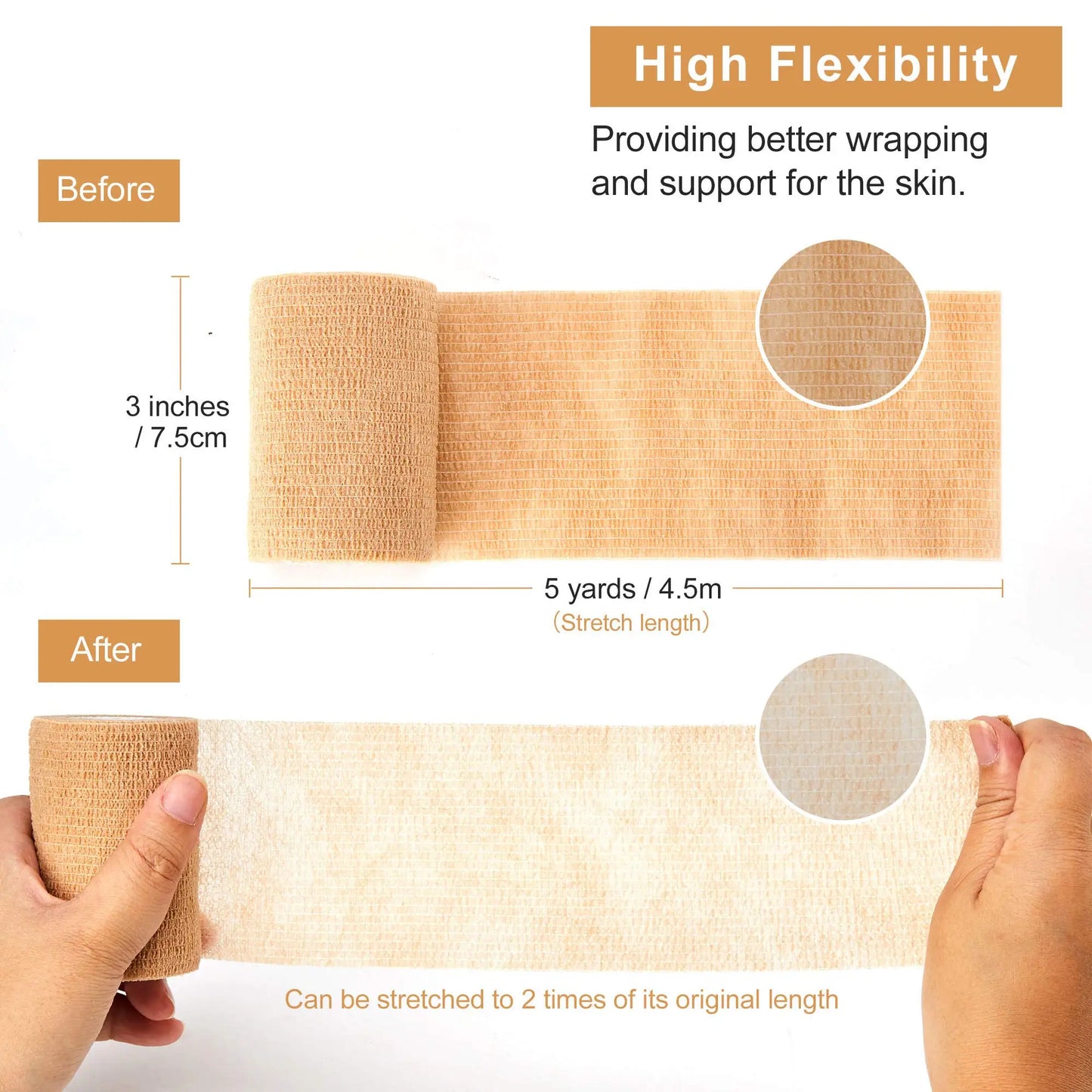 FlexWrap Medical Elastic Adhesive Bandage Set