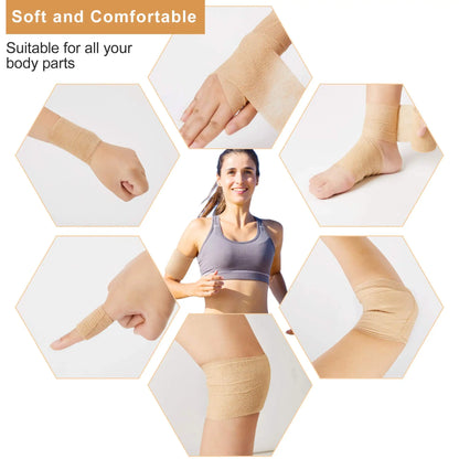 FlexWrap Medical Elastic Adhesive Bandage Set