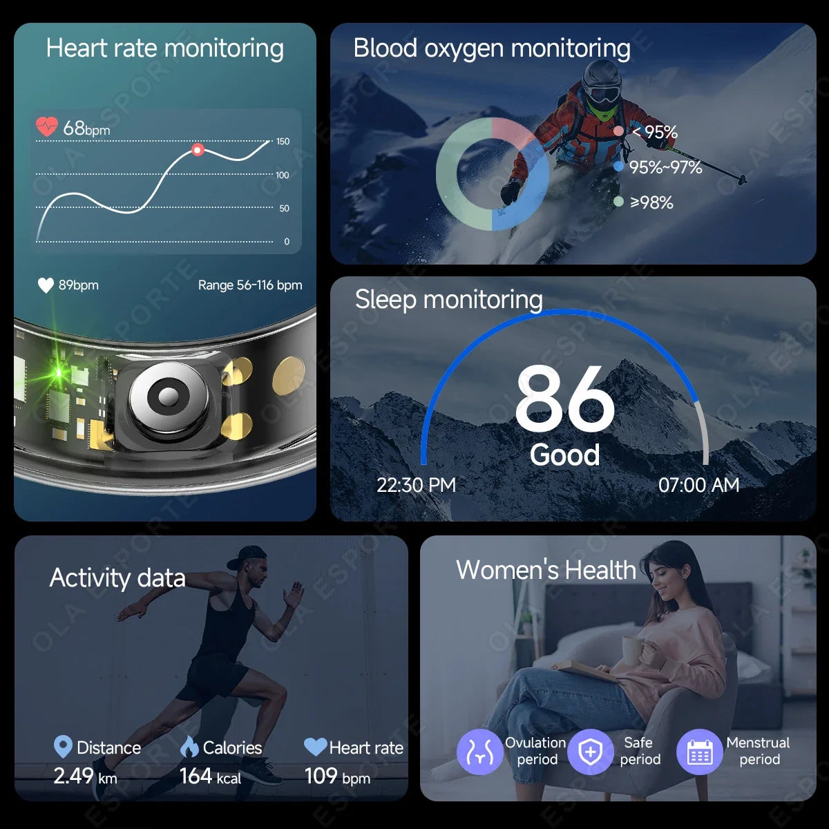 Ola Esporte Smart Ring