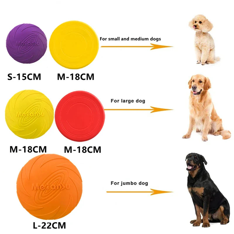 OUZEY Bite-Resistant Flying Disc