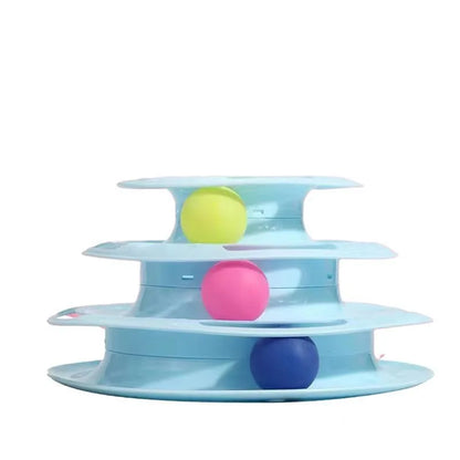 GalaxySpin 3-Layer Cat Track Toy