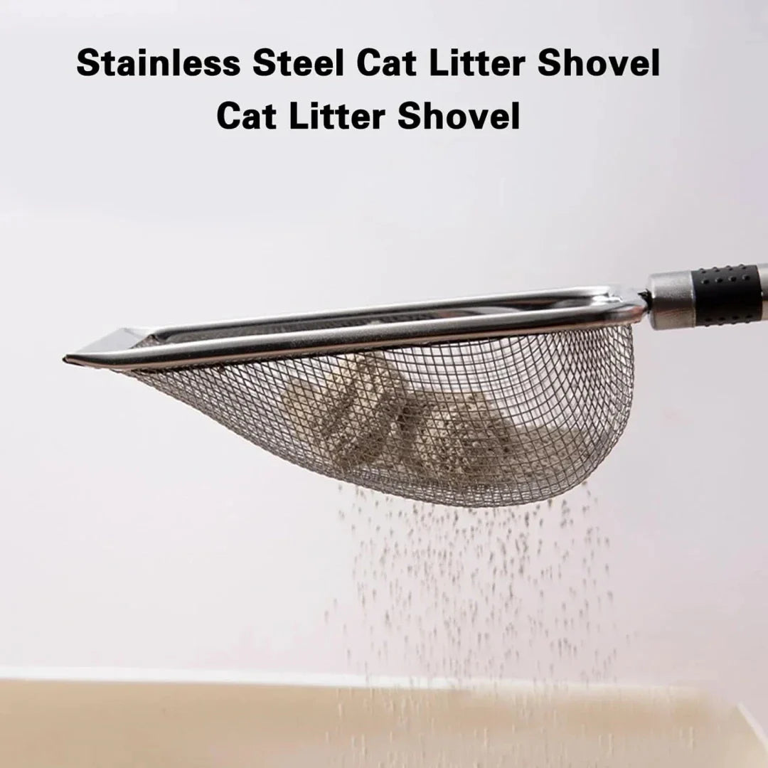 Ergo-Scoop Stainless Steel Litter Scooper