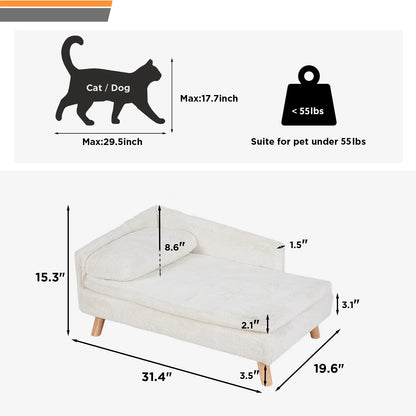Nordic Elevated Pet Sofa Bed