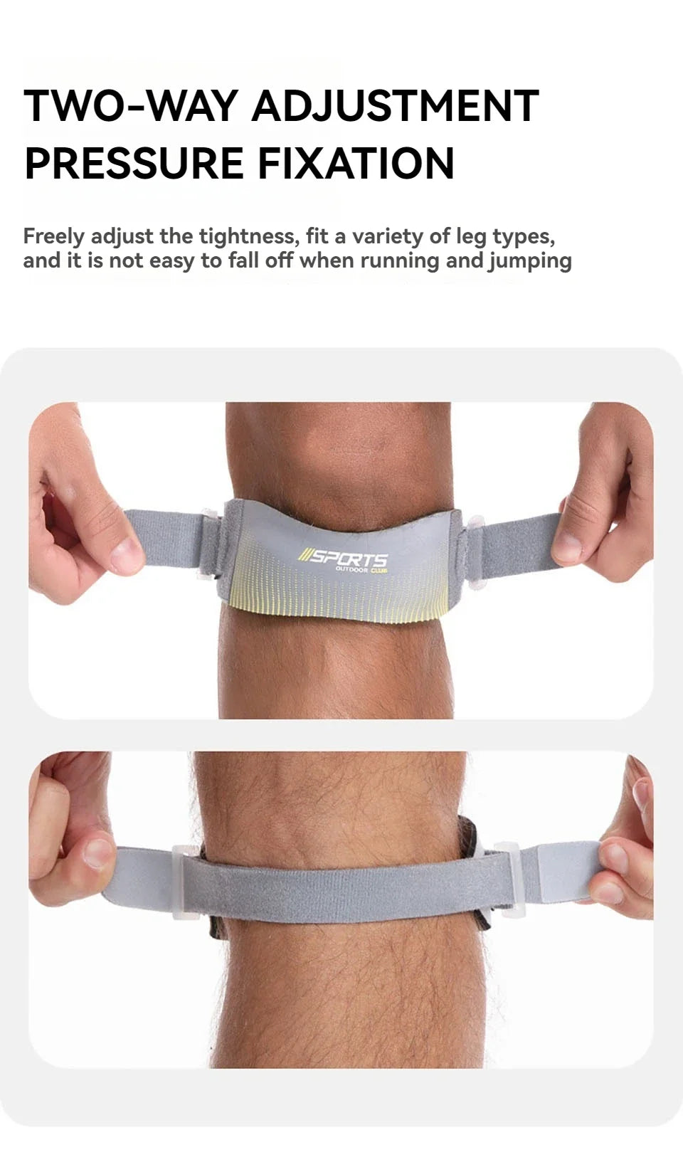 PatellaLock Adjustable Knee Support Strap