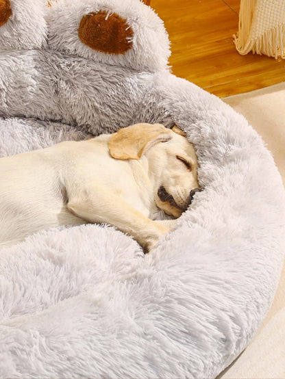 Fluffy Winter Dog Bed