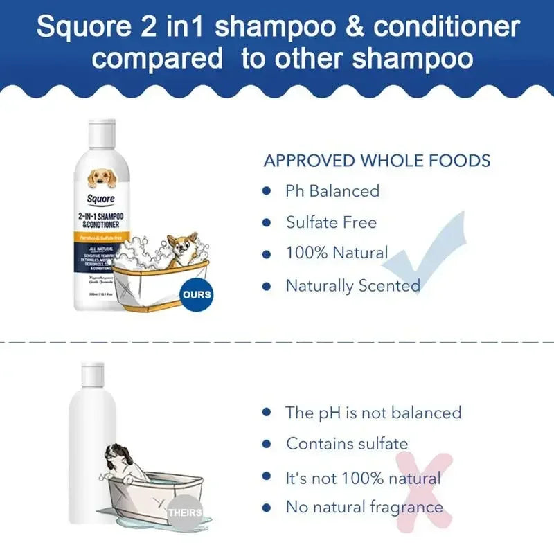 Natural Puppy Shampoo & Conditioner 2-in-1