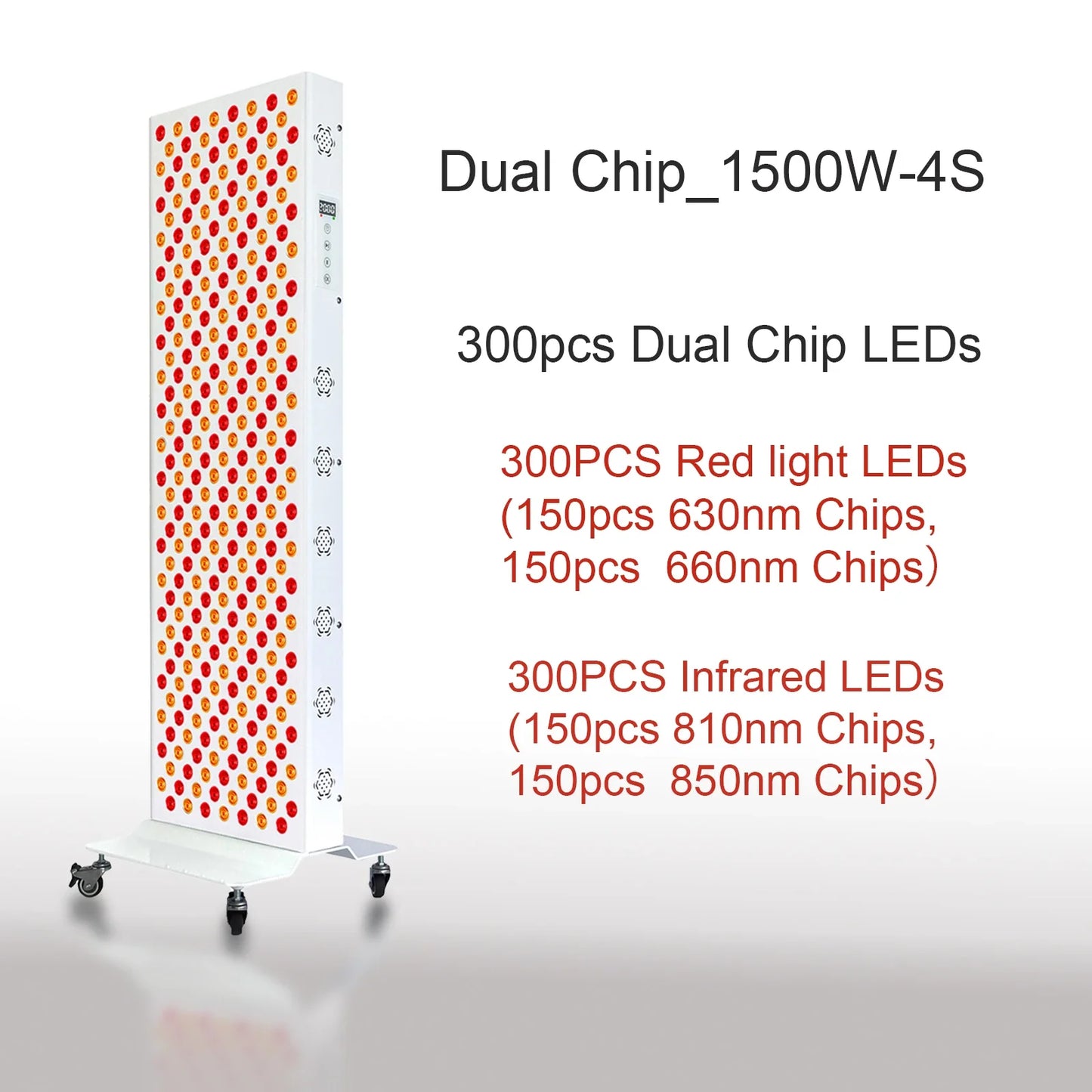 Dual-Chip Red & Near-Infrared LED Therapy Panel