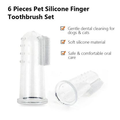 Finger-Fit Pet Toothbrush Set