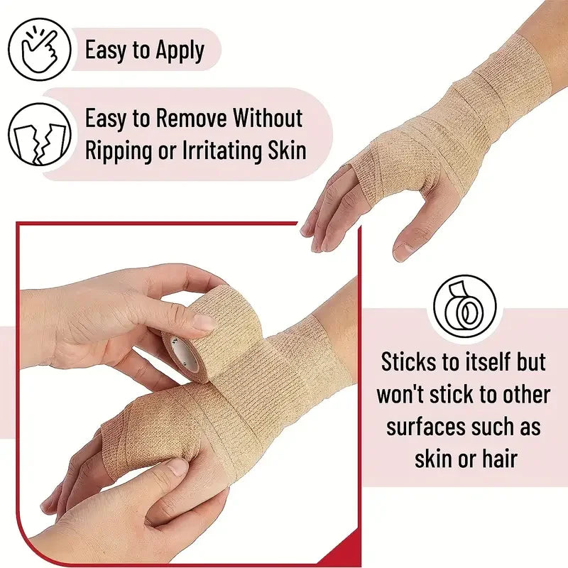 FlexWrap Medical Elastic Adhesive Bandage Set
