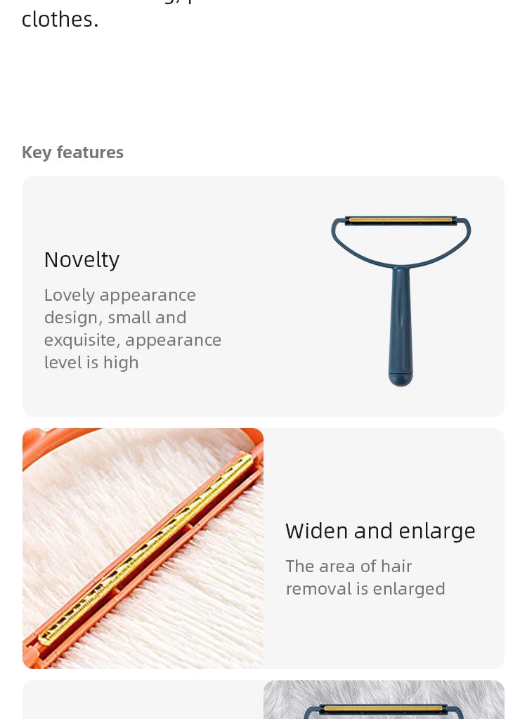 Portable Lint Roller & Fabric Shaver 2-in-1