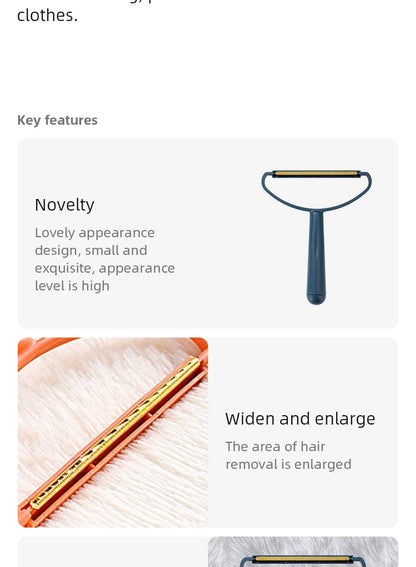 Portable Lint Roller & Fabric Shaver 2-in-1