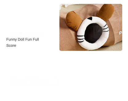 WhiskerWind Foldable Cat Tunnel