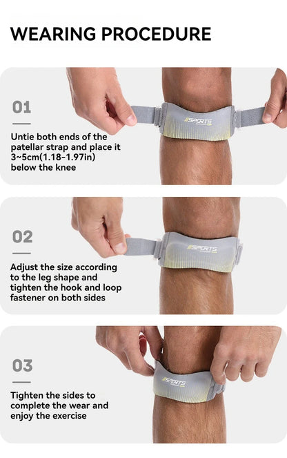 PatellaLock Adjustable Knee Support Strap