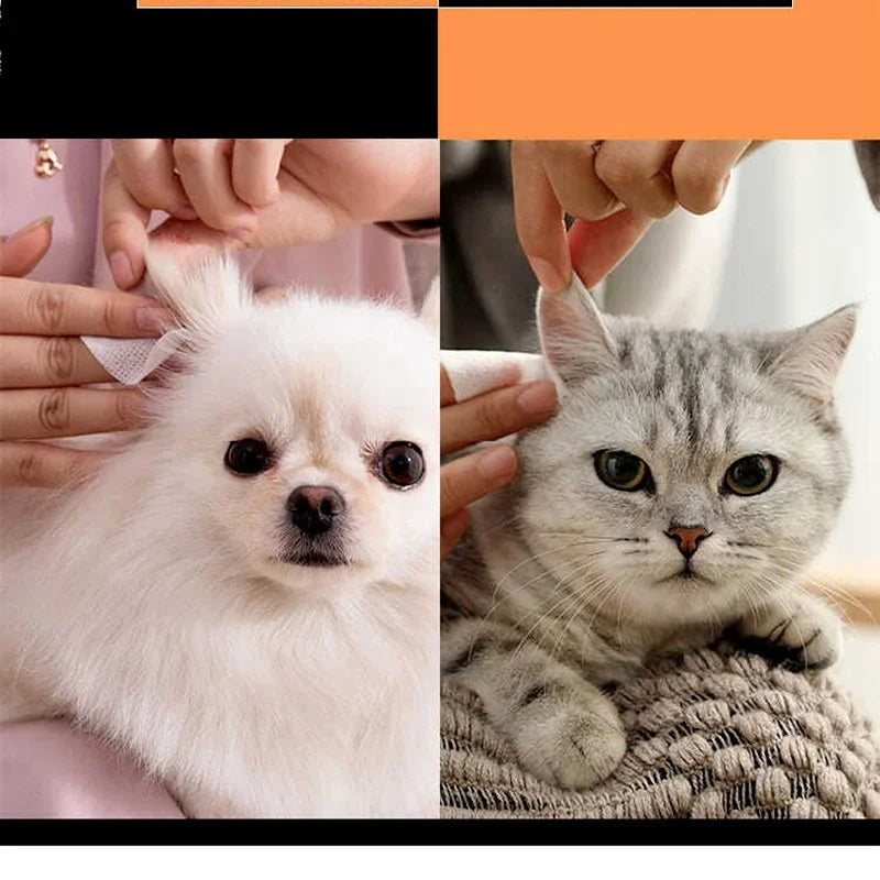 130 Pcs Pet Eye Wipes
