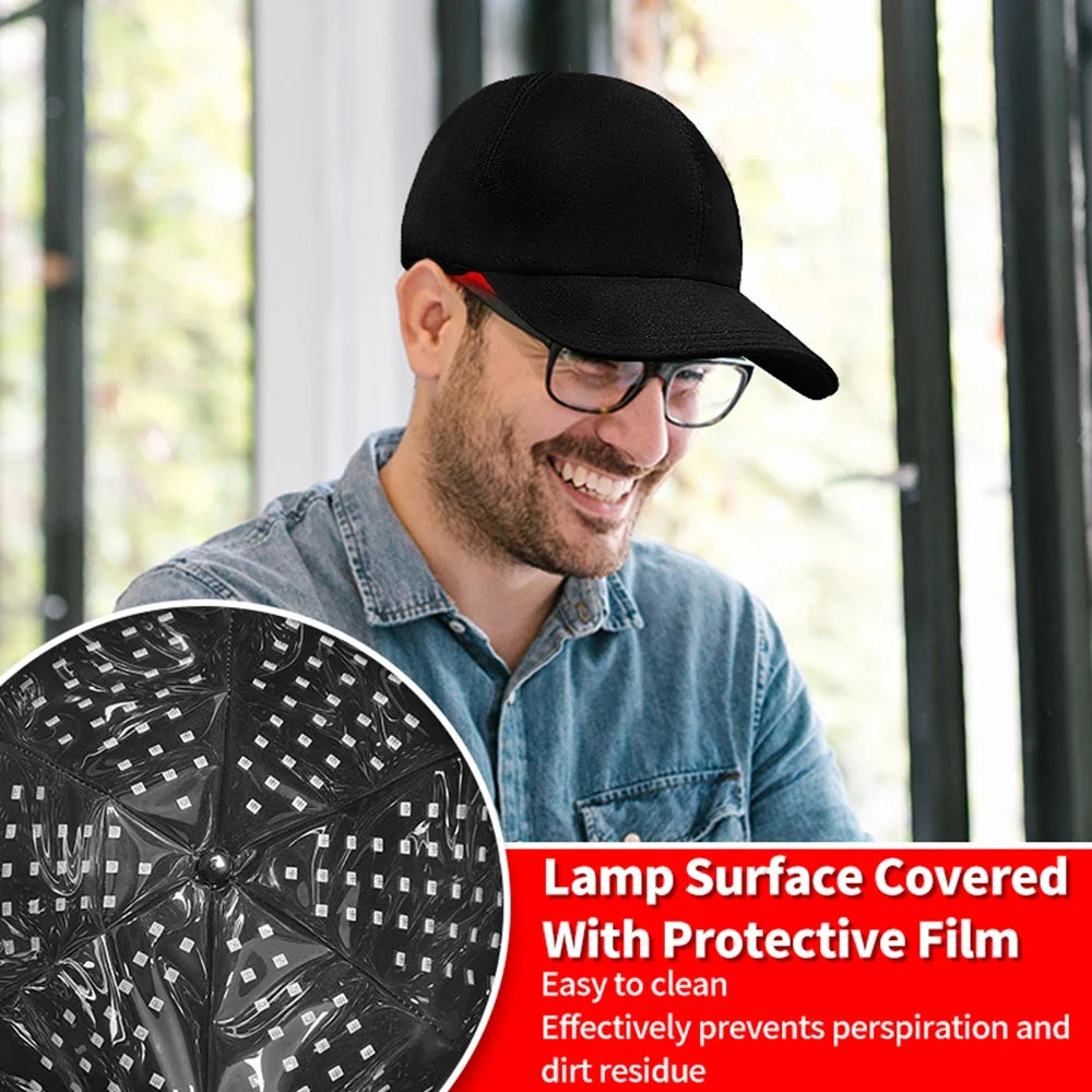 180-LED Red & Near-Infrared Light Therapy Cap
