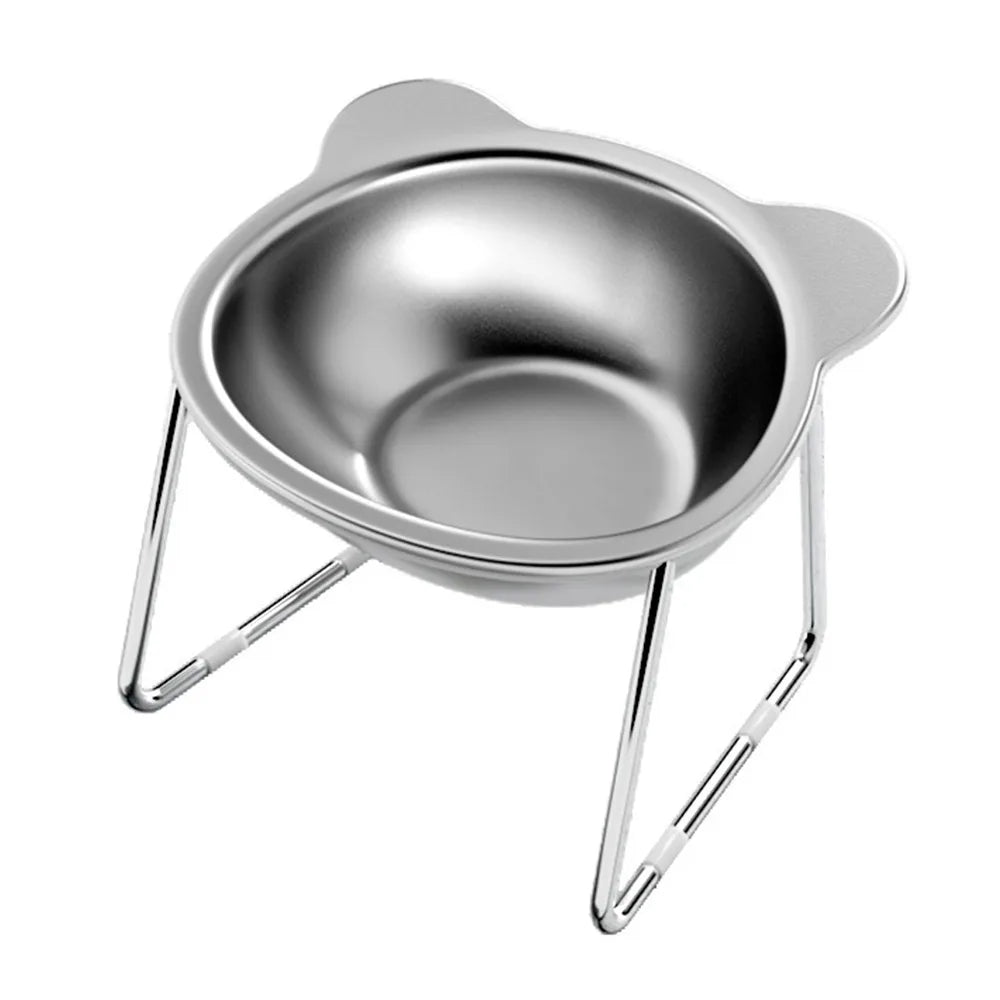 Ergo-Tilt Stainless Steel Pet Bowl