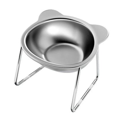 Ergo-Tilt Stainless Steel Pet Bowl
