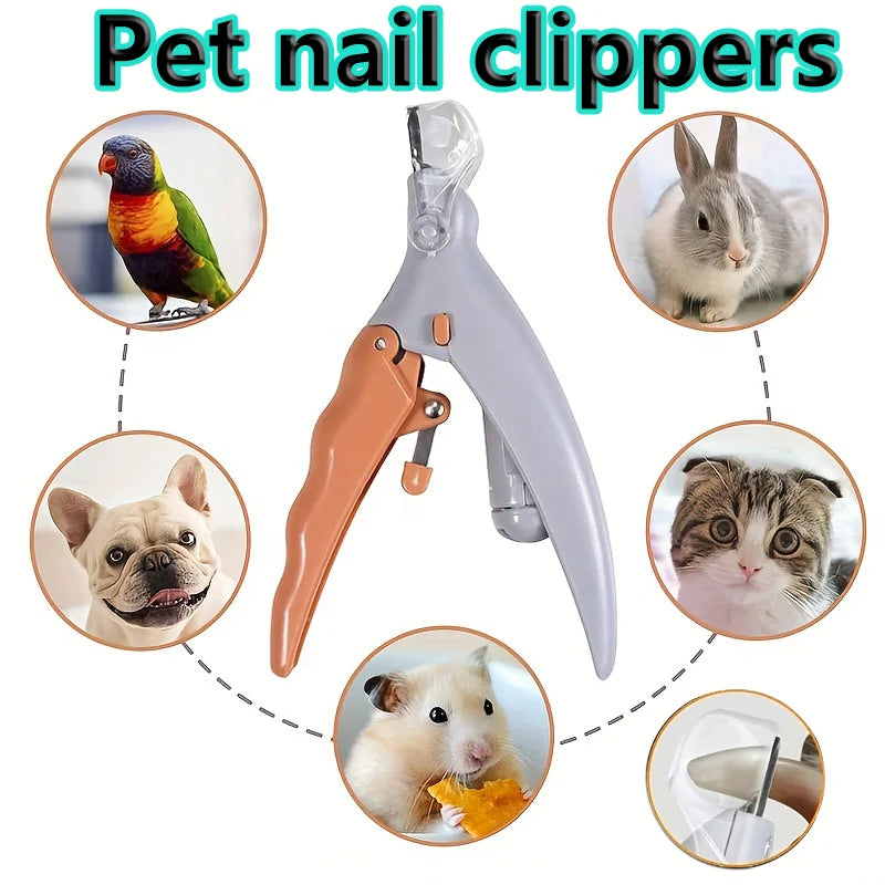 LED Light Pet Nail Clipper with Magnifying Glass