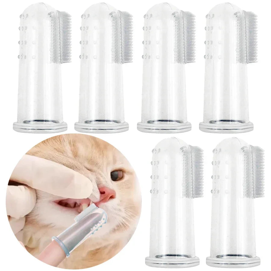 Finger-Fit Pet Toothbrush Set