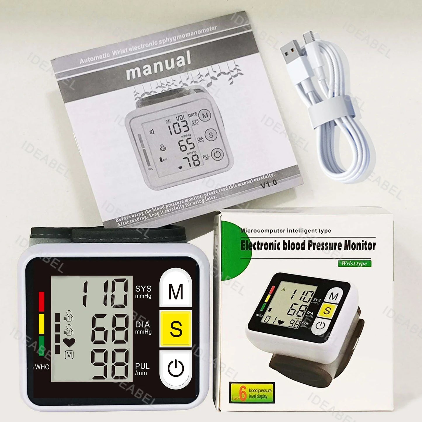 PulseWrist Digital Blood Pressure Monitor