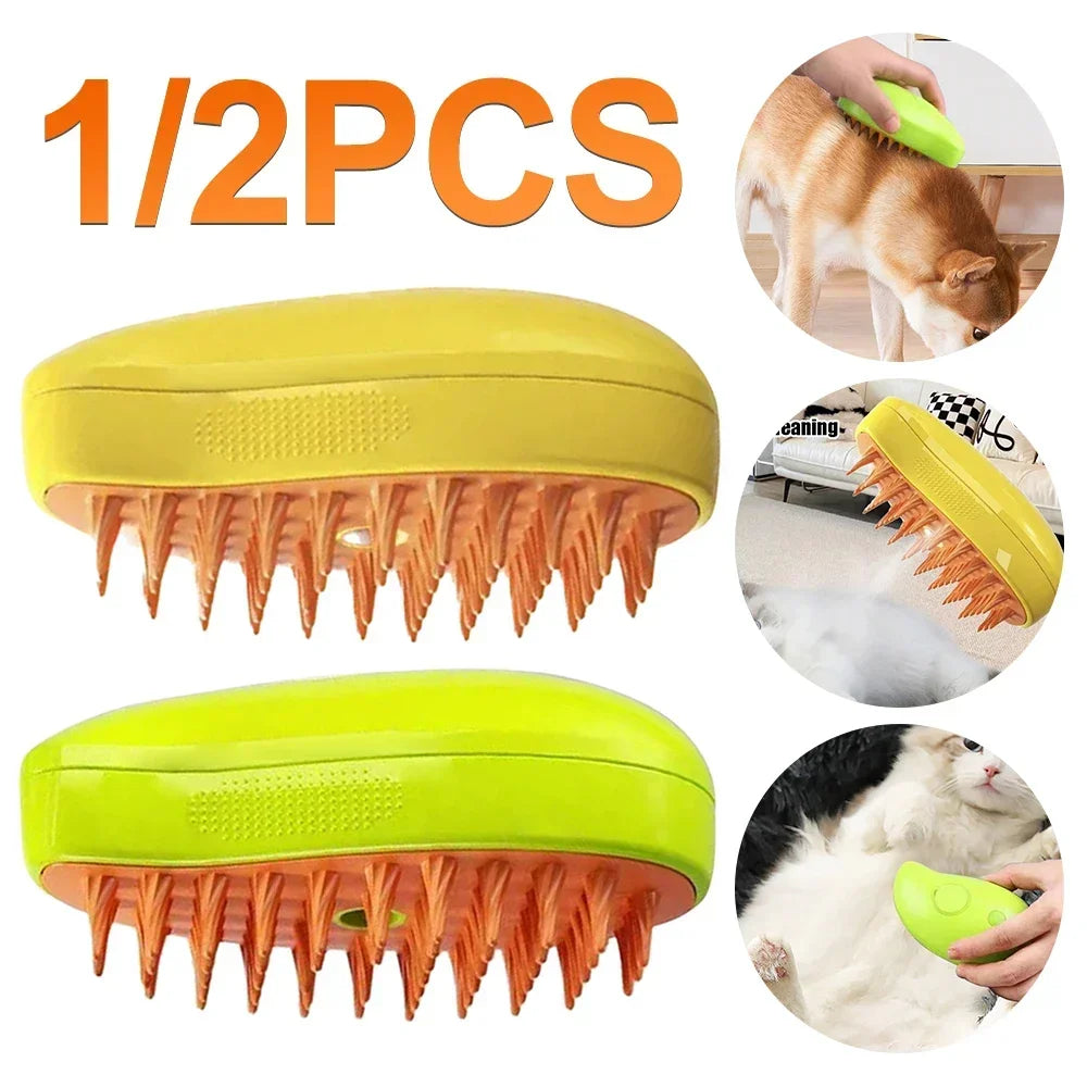 PurePaws 3-in-1 Steam Pet Brush