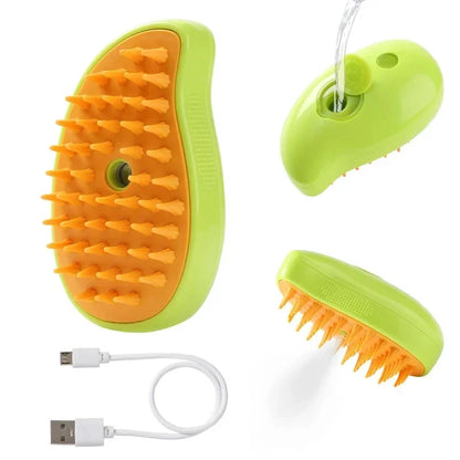 PurePaws 3-in-1 Steam Pet Brush