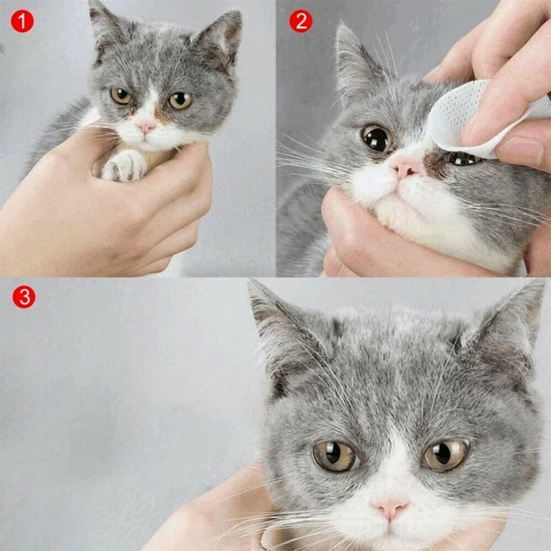 130 Pcs Pet Eye Wipes