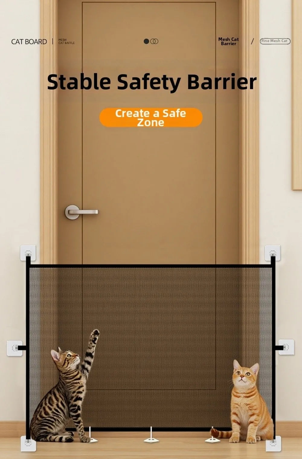 FlexiGuard Portable Retractable Pet Barrier