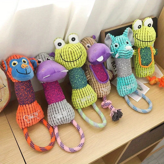 Animal Shaped Corduroy Dog Toys