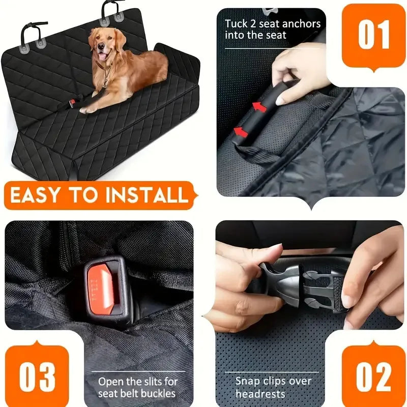 Dog Car Seat Cover Waterproof