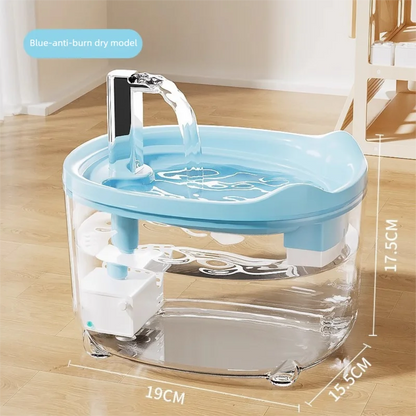 Automatic Cat Water Fountain with 5-Stage Filter