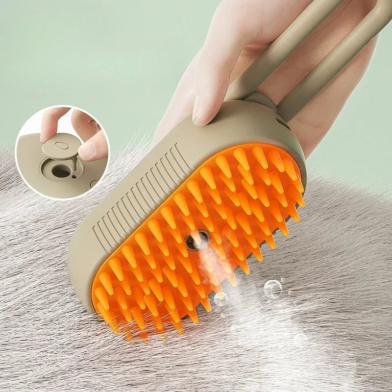 PurePaws 3-in-1 Steam Pet Brush