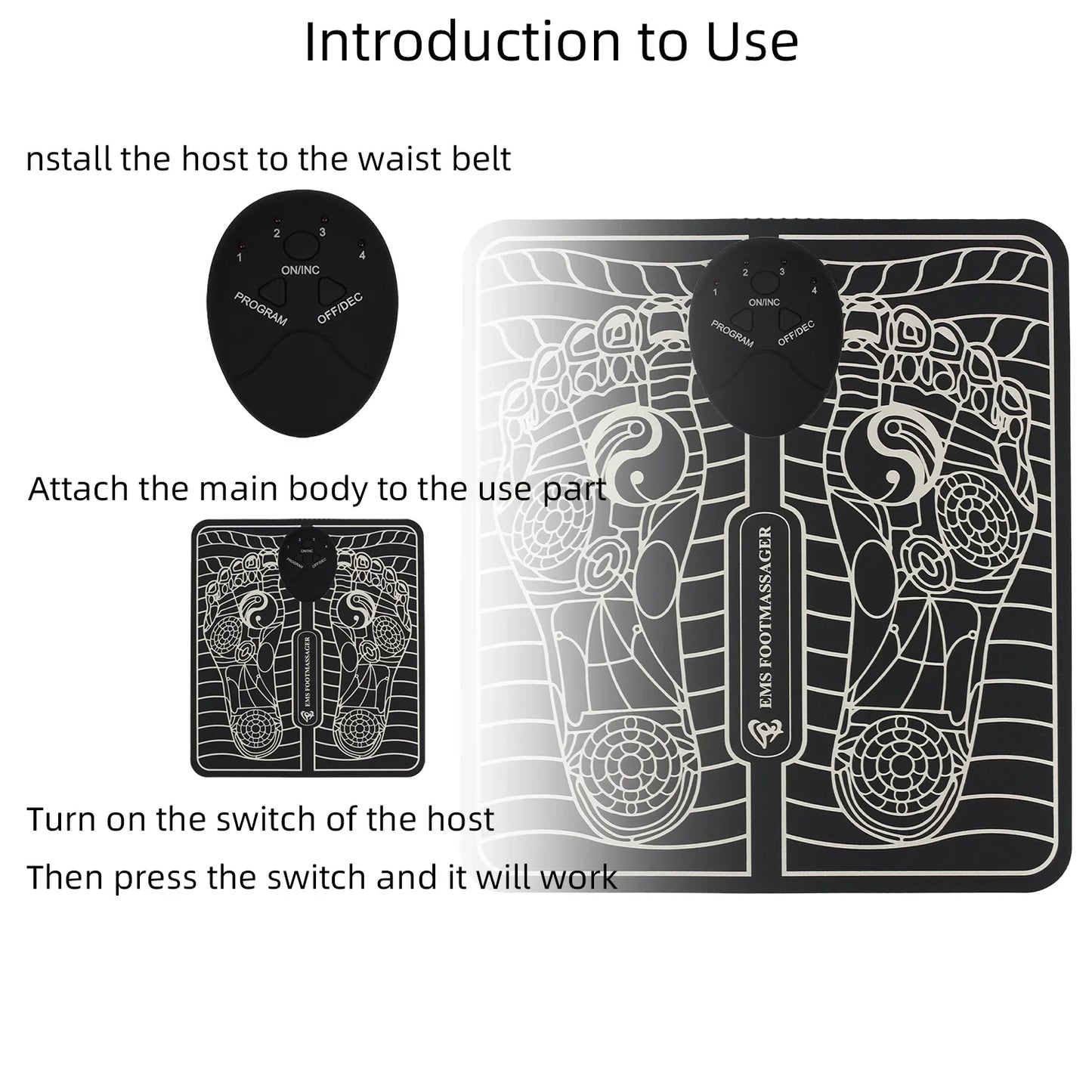SolePulse EMS Foot Stimulation Massager