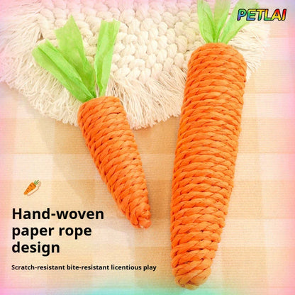 Cat Carrot Teeth Grinding Toy