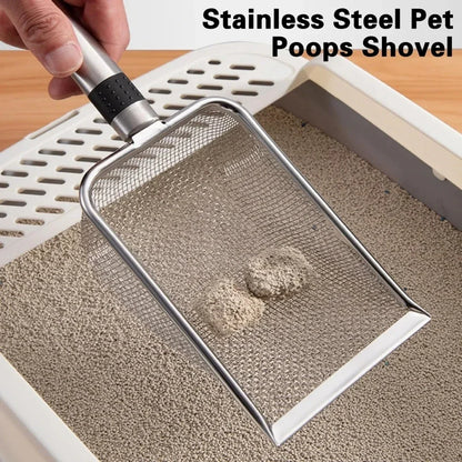 Ergo-Scoop Stainless Steel Litter Scooper
