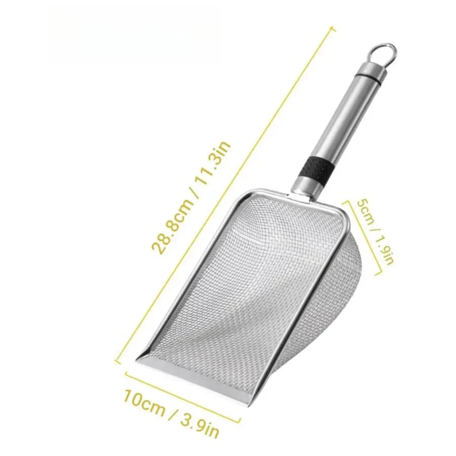 Ergo-Scoop Stainless Steel Litter Scooper