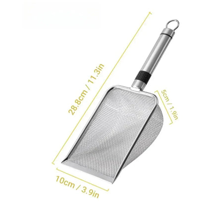 Ergo-Scoop Stainless Steel Litter Scooper