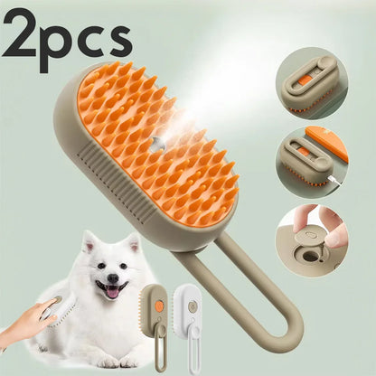 PurePaws 3-in-1 Steam Pet Brush