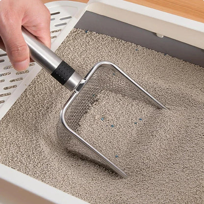 Ergo-Scoop Stainless Steel Litter Scooper