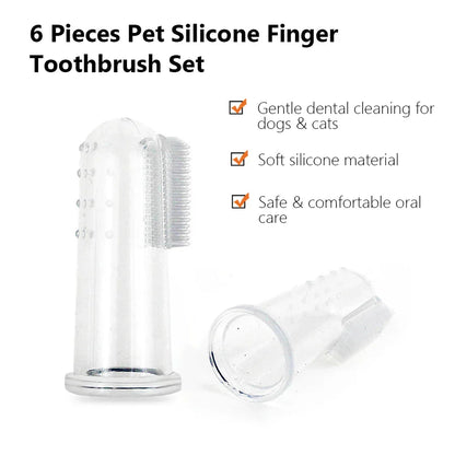 Finger-Fit Pet Toothbrush Set
