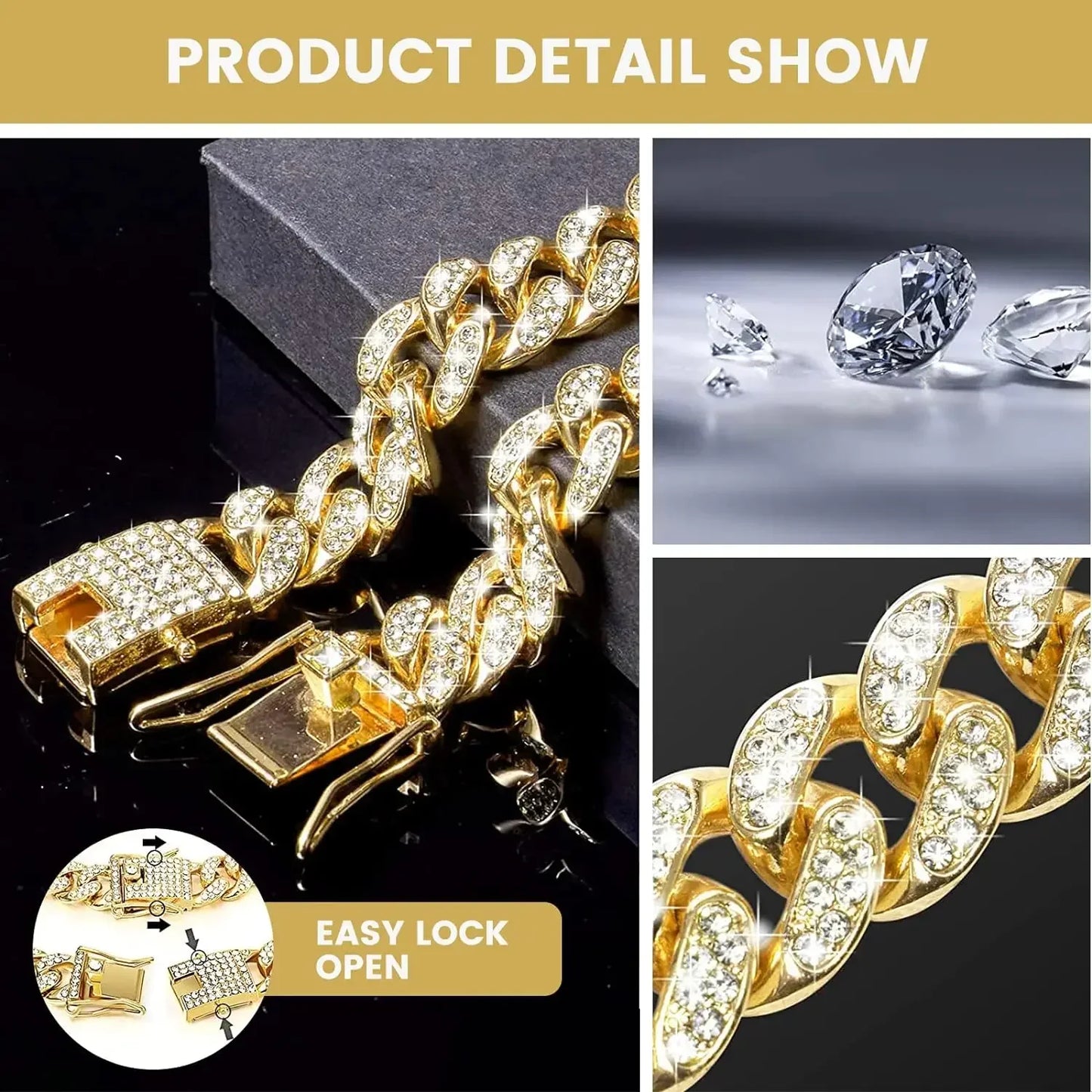 Cuban Link Diamond Collar
