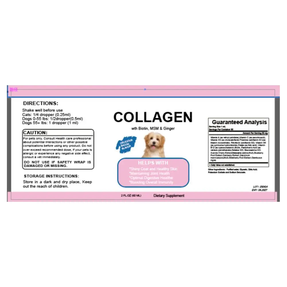 VitaGlow Pet Collagen Drops