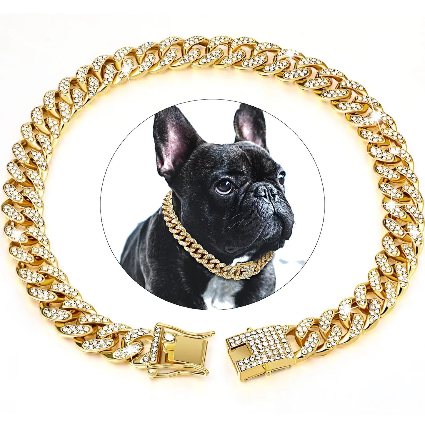 Cuban Link Diamond Collar