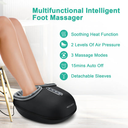 Medcursor Shiatsu Foot Massager Machine with Heat