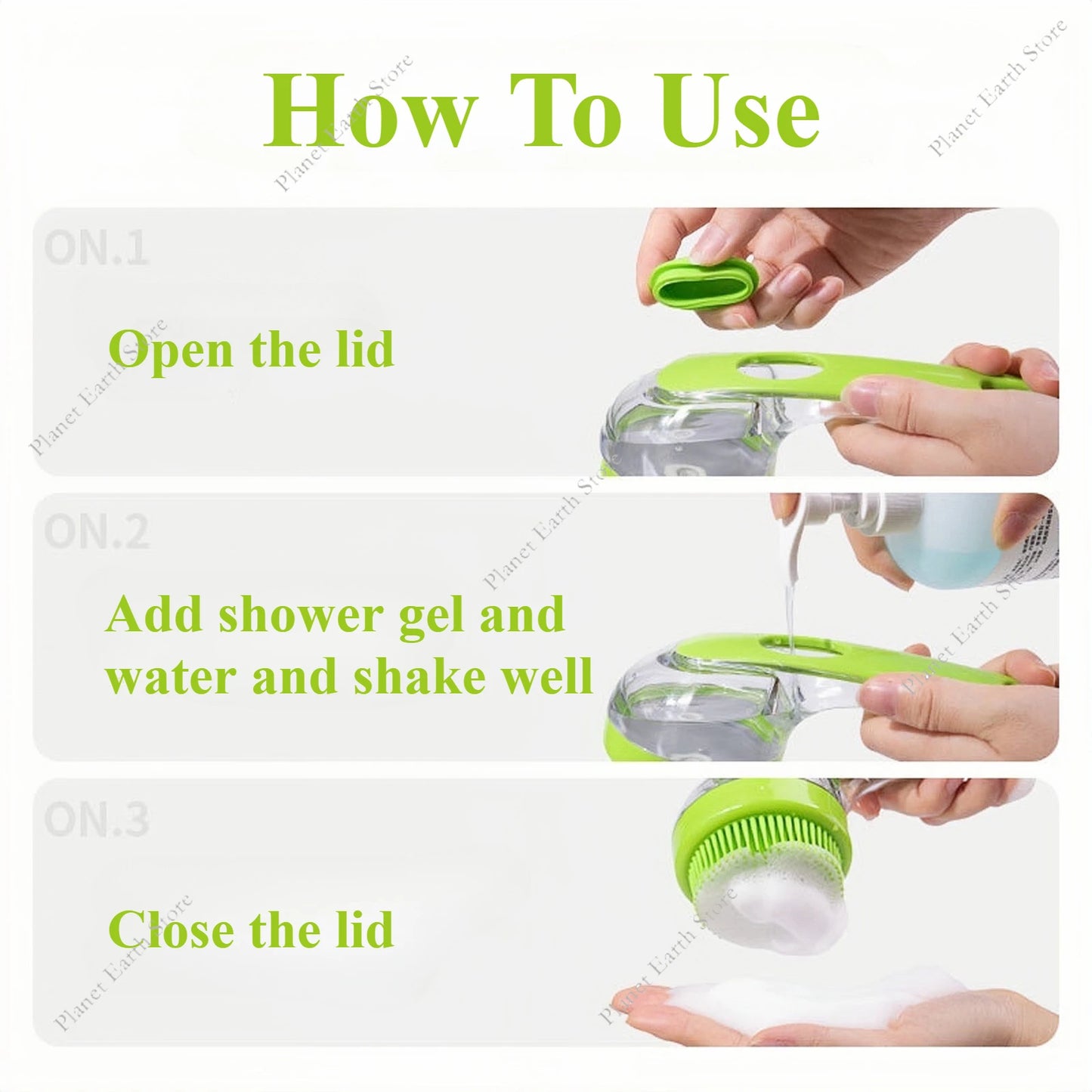 Suds & Scrubs 2-in-1