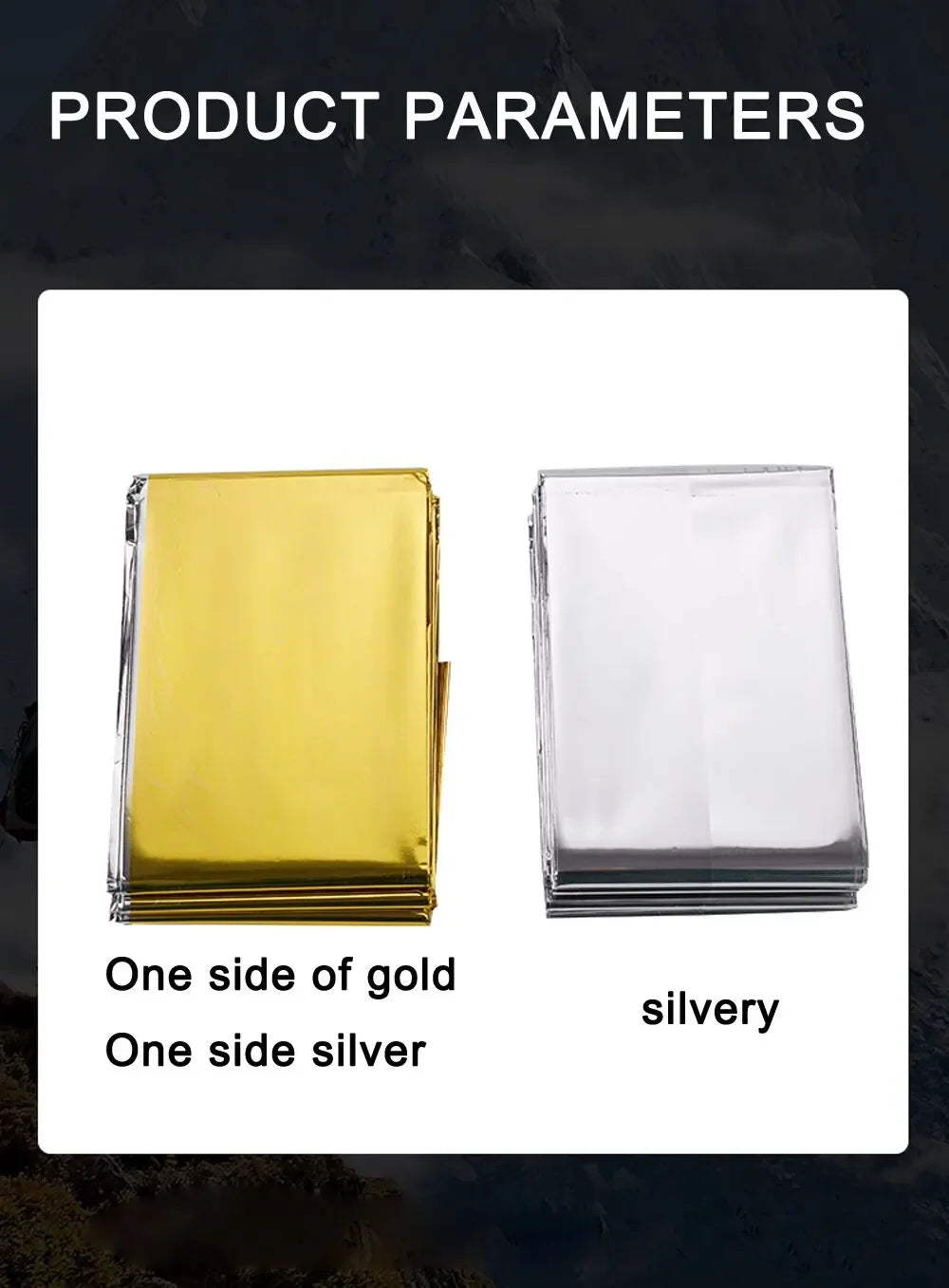 ThermaShield Emergency Thermal Survival Poncho
