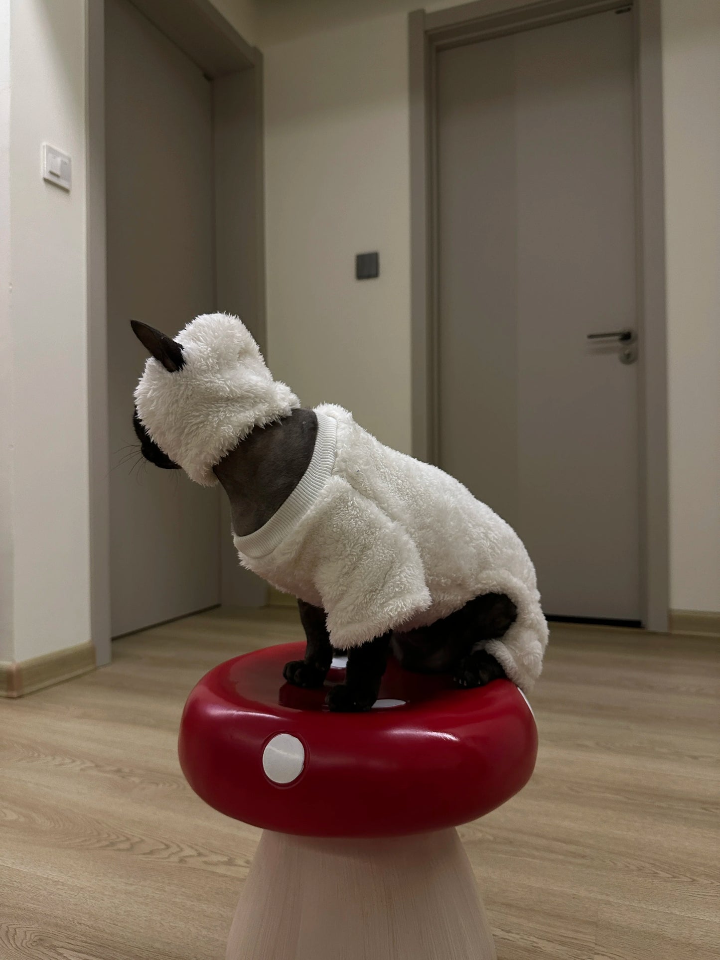 Hairless Cat Clothes Winter Warm Fleece