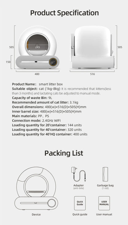 Tonepie 65L SmartClean Pro