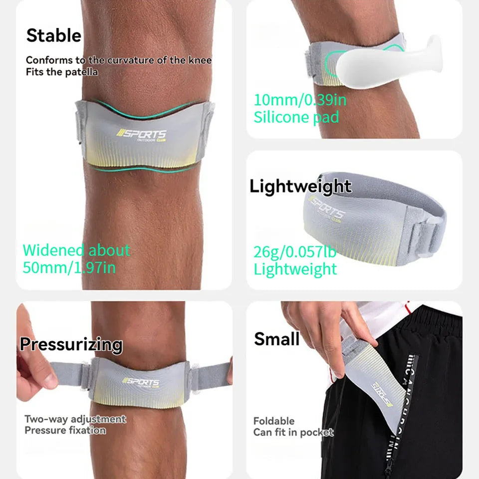 PatellaLock Adjustable Knee Support Strap